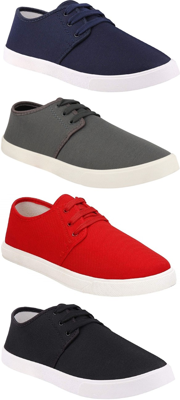 Combo pack of 4 casual sneakers shoes for mens